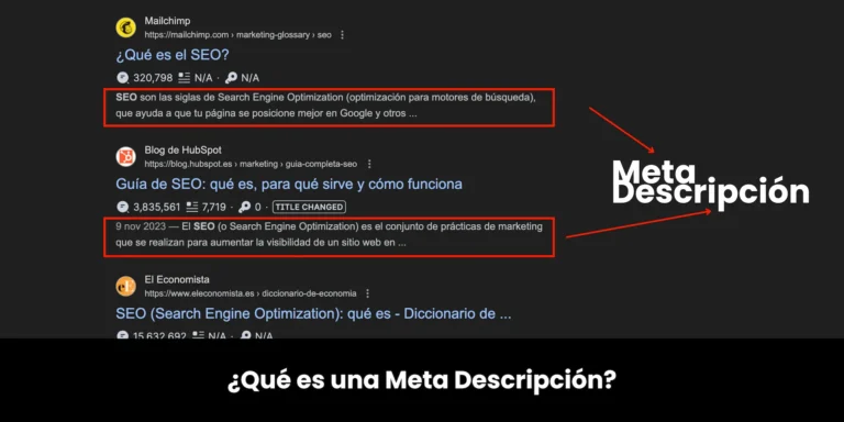 Cómo hacer una Meta Descripción