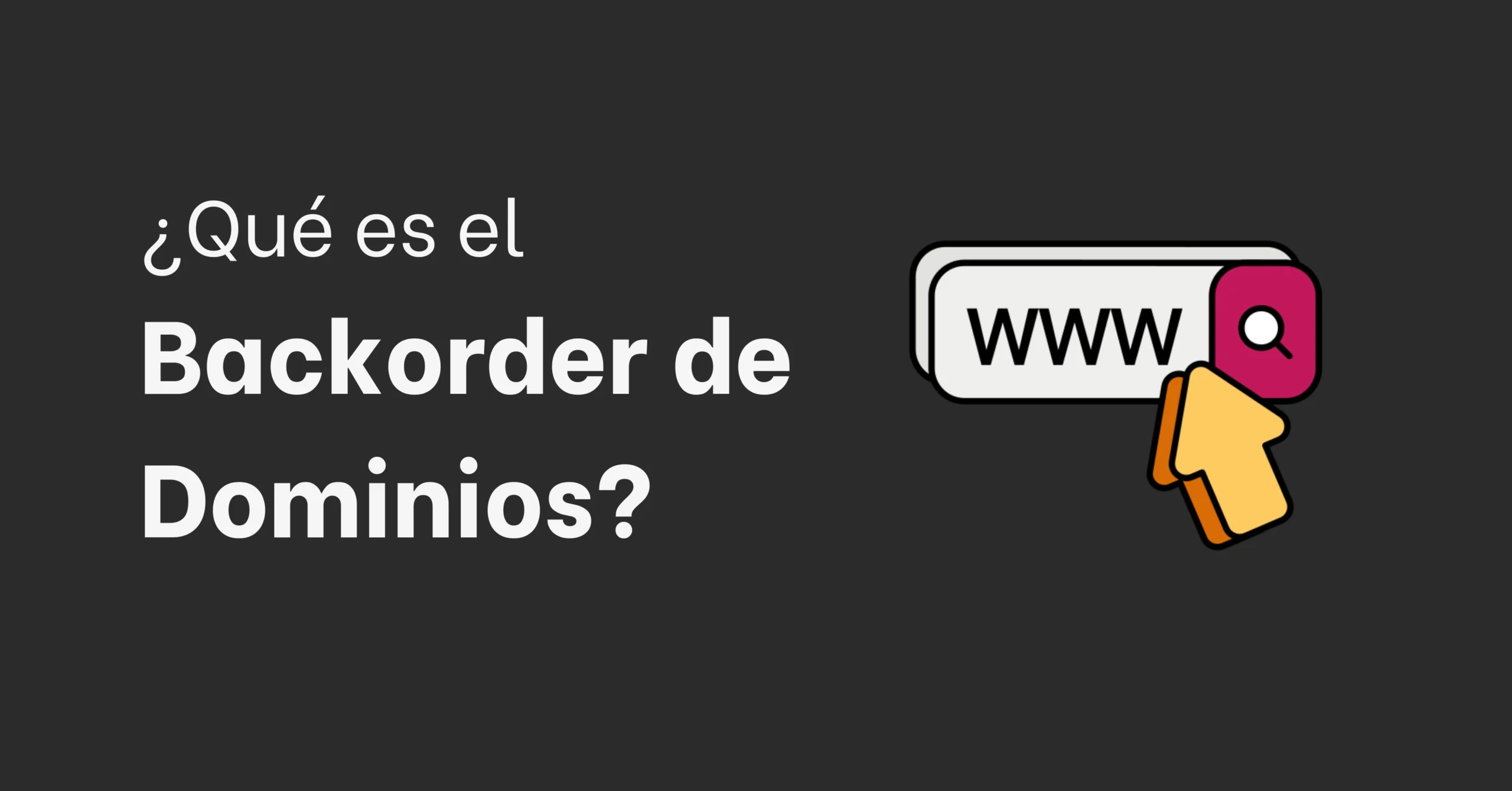 que es backorder dominios