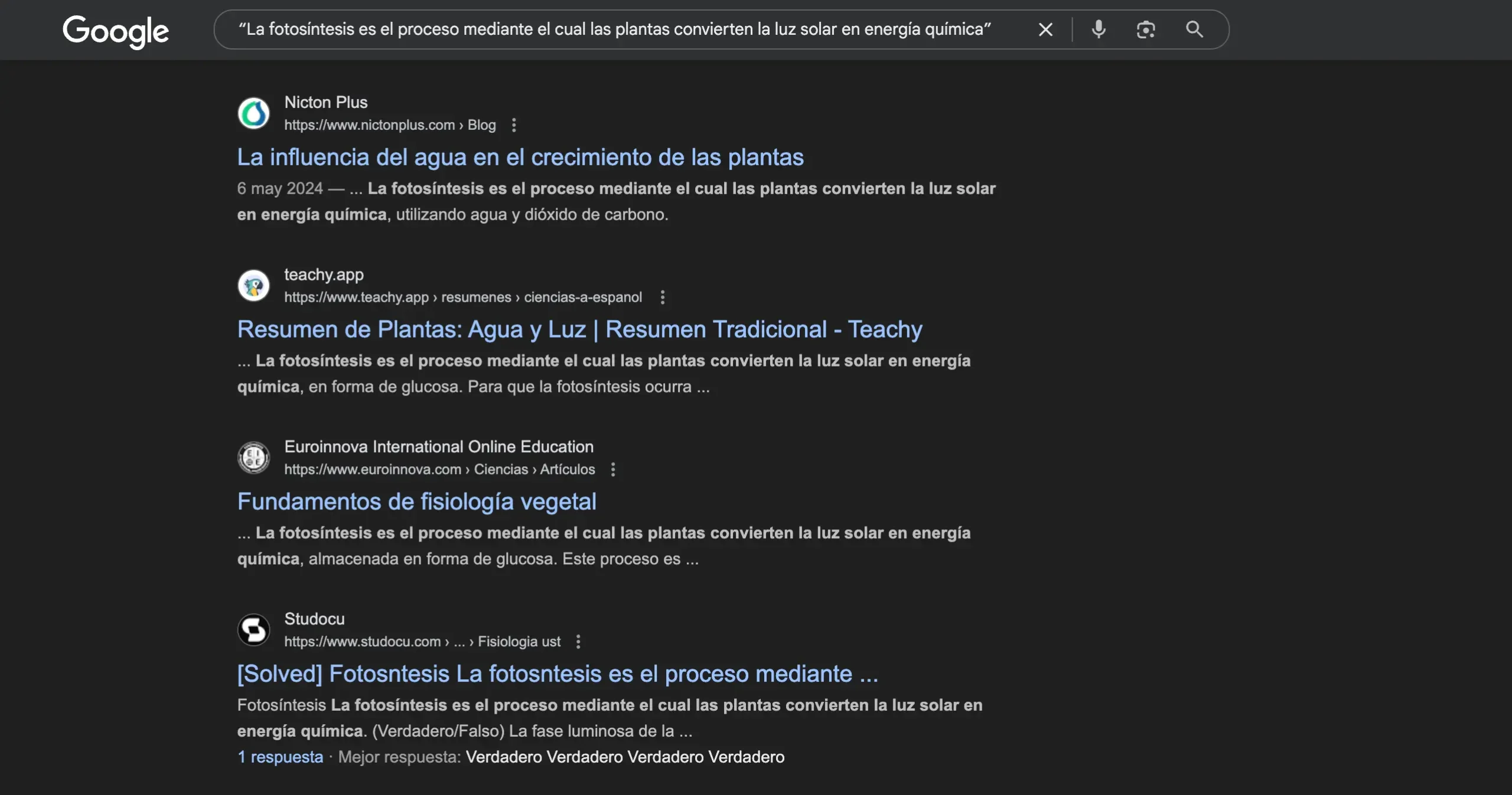 ejemplo de contenido duplicado en google
